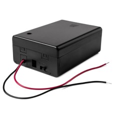 BH6 2x C Battery Enclosure With Detachable Lid and Switch