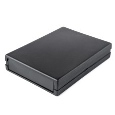 KE19-B ABS Enclosure with Removable End Insert, Black, 129 x 94 x 25 MM
