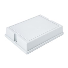 KE29-G Two Part Wall Mountable Plastic Enclosure, Grey, 132.0 x 98.0 x 29.0MM