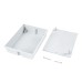 KE29-G Two Part Wall Mountable Plastic Enclosure, Grey, 132.0 x 98.0 x 29.0MM