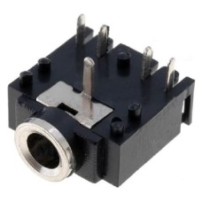 JS52 Stereo Jack Socket Audio Connector, 3.5MM