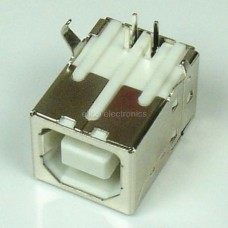 US03 Female USB B Type Connector PCB Mount Socket x2, 2.0