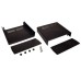 KE17W-B Ventilated Case, with removable end plates, Black, 218.0 x 237.0 x 93.0MM
