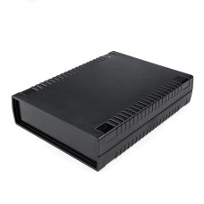 KE112A-B ABS Black Project Box, 185.5 x 136.0 x 40.0MM