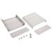 KE1W-G Vented Project Box, Light Grey 198 x 188 x 70mm