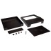 KE25-B Console Case, Black, 220 x 218.6 x 76MM